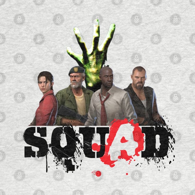 Left 4 Dead Squad (black) by red-leaf